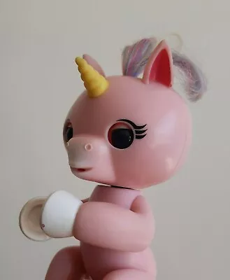 $19.99 • Buy WowWee Fingerlings Gemma Cute Baby Unicorn Interactive  Pink Toy Works