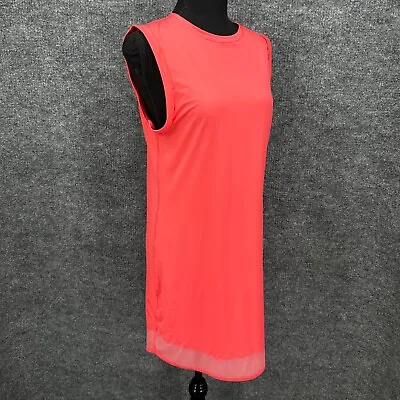 Athleta Dress Womens Extra Small Orange Midi Sleeveless Stretch Athleisure • $6.76