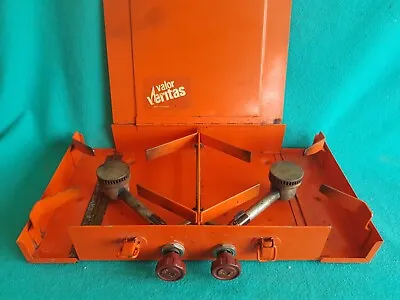 £14.99 • Buy Vintage Valor Veritas Pandora Twin Burner Gas Camping Stove * Tested Working *