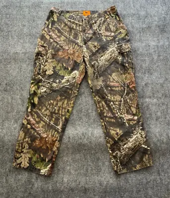 Field & Stream Pants Men XL Camouflage Hunting Brush Cargo Mossy Oak 36 X 31 • $18