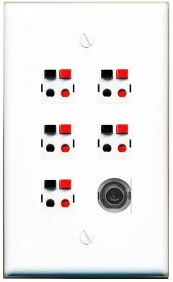 3-5MM 5 SPEAKER Wall Plate • $23.69