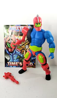 Masters Of The Universe Origins Cartoon Trapjaw Loose Figure By Mattel • $17.99