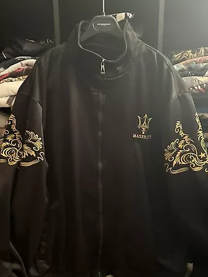 Maserati Big Logo Custom BlackLightweight Jacket - Xl-xxl • $39.99