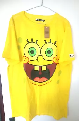 Spongebob Squarepants T Shirt Bnwt Yellow  Size Xl Brand New Item • £13.99