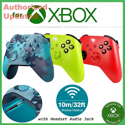 Wireless Controller For Microsoft Xbox One Series X/S PC Gamepad W/ Audio Jack • £11.99