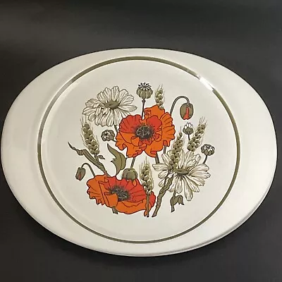 £15 • Buy J & G Meakin Ironstone Oval Steak Plates  X Three - Poppies Mcm Studio Ware