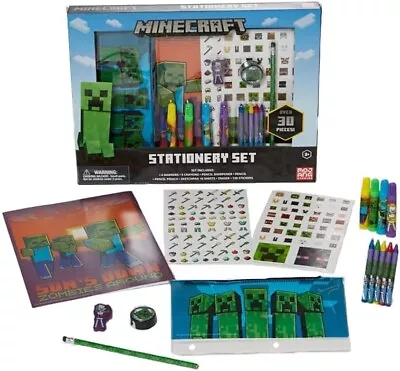 Innovative Designs Mine Craft Kids Coloring Art And Sticker Set 30 Pcs. School • $11.99