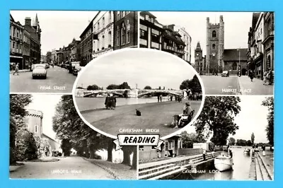 £1.64 • Buy 022402+  Postcard   READING  Berkshire  Multi View