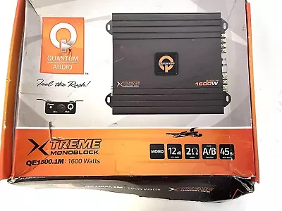 AS IS Quantum Audio Xtreme Monoblock QE1600.1M - 1600 Watts Amplifier • $24.99