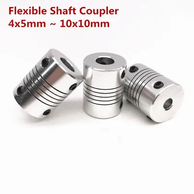 Aluminium Alloy Flexible Shaft Coupler 4-10mm To 5-10mm CNC Reprap 3D Printer • $4.99