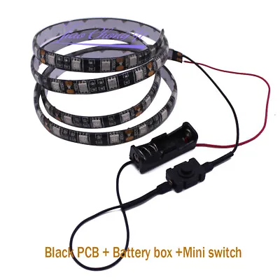 Switch Battery Powered LED Strip DC12V 5050 Flexible Led Strip I65 Waterproof • $3.55