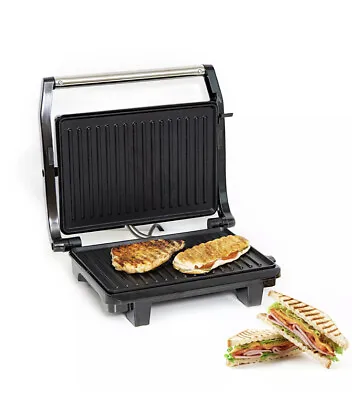 £29.29 • Buy Geepas Panini Press Healthy Grill NonStick 1000W Powerful Toaster Sandwich Maker