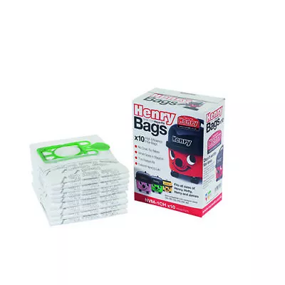 Henry Hoover Bags Hepaflo NVM-1CH 9 Numatic Hetty James Harry Various Pack Size • £9.40