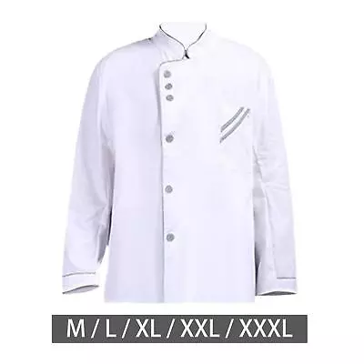 Men Women Chef Coat Jacket Chef Clothing Waiter Waitress • $17.46