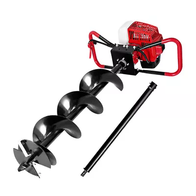 Giantz 80cc Petrol Post Hole Digger Diggers Earth Auger Fence Borer Drill Bit • $209.95