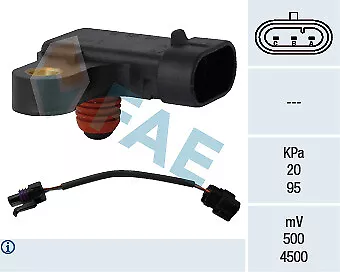 FAE 15122 Sensor Intake Manifold Pressure For CHEVROLET DAEWOO OPEL • $76.02