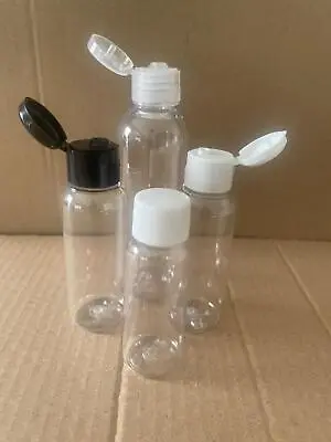 £31.89 • Buy 30ml 50ml 100ML Empty Plastic Bottles Travel Caps For Hand Gels & Lotion UK