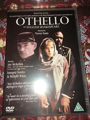 Othello (1990) [DVD] Very Good Ian McKellen Imogen Stubbs Willard White Zoe • £2.75