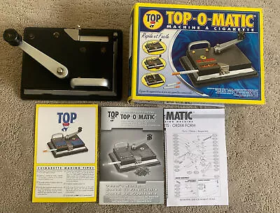 Top-O-Matic Cigarette Making Machine Save Money Roll Your Own Tobacco • $29.99