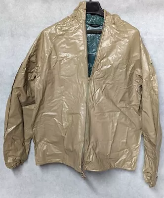 Aramis Devin Tan Rain Jacket W/Case Vintage Outdoors Raincoat VERY CLEAN Size M • $25.29