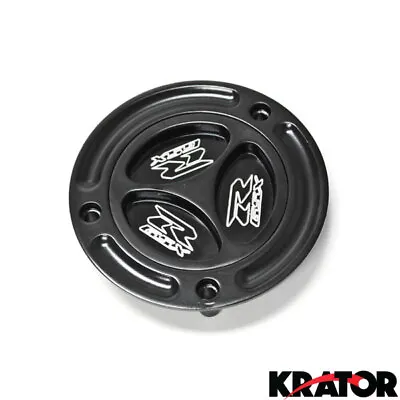 Black Keyless Gas Cap Logo Twist Off Fuel Tank Cap For 2003-2010 Suzuki GSXR1000 • $22.99