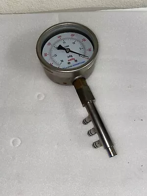 $95.23 • Buy Across International Stainless Steel Vacuum Gauge For  SE130 Rotary Evaporator
