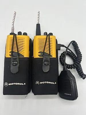 Motorola TalkAbout Distance DPS Yellow 2-Way Wireless Radios 5 Mile With Extras • $150