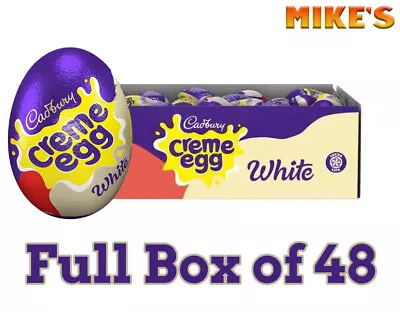 Cadbury White Chocolate Creme Egg (Box Of 48 Eggs) Limited Stock Only £30.99 • £30.99