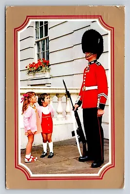 London Clarence House Grenadier Guard Children Cute Vtg Postcard FN-FAL 1970s • $2.49