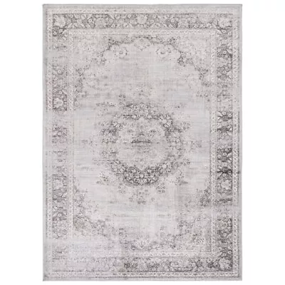 Safavieh Atlas Atl966F Charcoal / Grey Rug Modern Area Rug Carpet Viscose Pile • $34.60