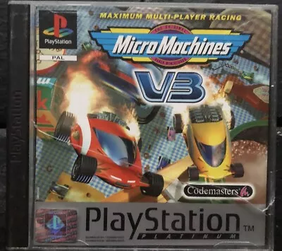 Micro Machines V3 - Sony Playstation 1 • £5