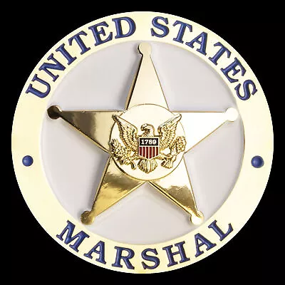 United States Marshal Gold 3D Challenge Coin • $16.45