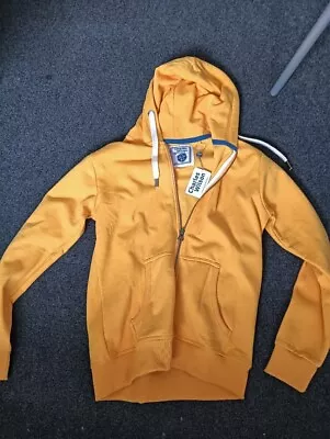 BNWT Mens CHARLES WILSON Yellow Originals Full Zip Hoody UK L CG P20 • £15.99