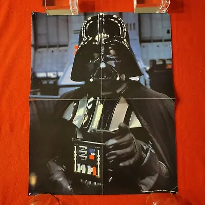 DARTH VADER Vintage STAR WARS 1983 Rotj Scholastic Art Poster Print 17  X 22  • $19.69