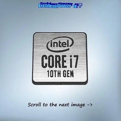 Intel Core I7 10th Gen 18x18mm Emblem Logo Sticker Badge Decal Aufkleber I9 I5 • $4.97