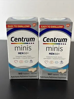 X2 Centrum Minis Silver Multivitamin For Men50+ Multi-min Supp Read Clearance • $16.99