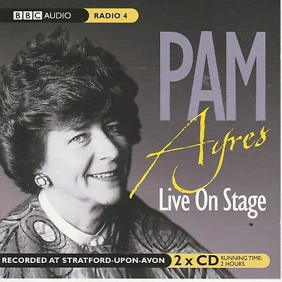 Pam Ayres  LIVE ON STAGE  Audio Double Cd • £3.99