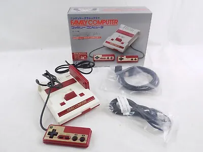 Boxed Nintendo Famicom Classic Mini Console With Two Controllers And Cables • $129.35