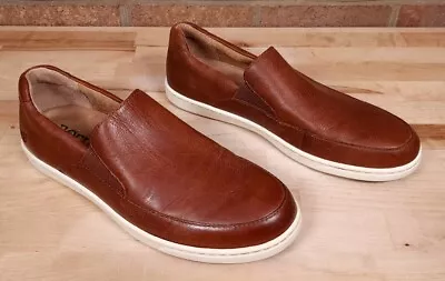 Born Aleksander Brown Leather Loafers Mens 10.5 M H58116 Slip On Shoes • $39.10