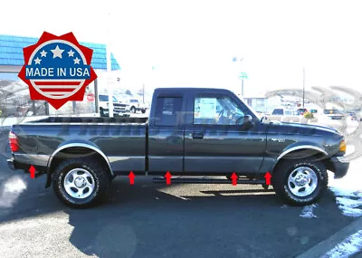 1993-2012 Ford Ranger Extended Cab 2D Short Bed Rocker Panel Trim 8  10Pc NF • $278.99