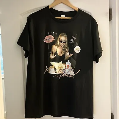 NEW Mariah Carey McDonalds Christmas T-Shirt Large + Official Certificate 2022 • $19.99