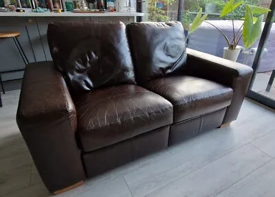 £80 • Buy Leather Two Seater Sofa Recliner By NEXT