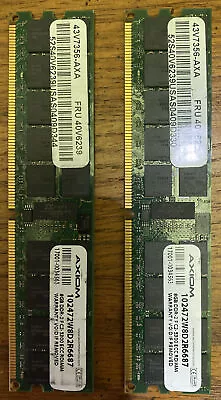 $19.99 • Buy IBM FRU 40V6239 16GB 16 GB 2x8 GB 667MHz DDR2-667/PC2-5300 ECC DDR2 240-pin DIMM