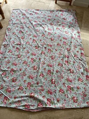 Ikea Rosali CATH KIDSTON Single 150x200 Duvet Cover Blues/Pinks Gingham Florals • £25