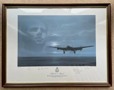 DAMBUSTERS - 'SALUTE TO A LEGEND' (Multi-signed) By P E HOLLAND • £195