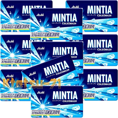 MINTIA COLD SMASH Super Refreshing Mint Tablet Candy 10 Packs Asahi Japan • $9.90