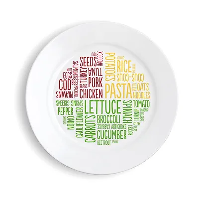 Healthy Diet Slimming Diet World Portion Control Plate MELAMINE Diabetes • £5