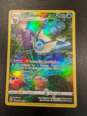 Vaporeon TG02/TG30 Brilliant Stars Full Art Ultra Rare Holo Pokemon Card • $0.99