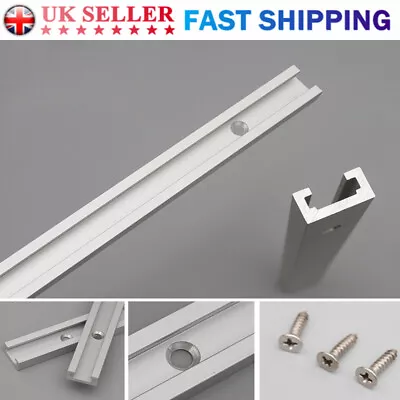 T-Track Miter Slot Table Saw Gauge Aluminium Alloy Woodworking Tool For Slider • £7.88