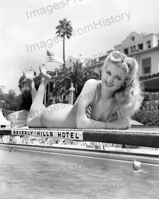 8x10 Print Dolores Moran Sexy Leggy Beverly Hills Hotel 1943 #DMAA • $15.99